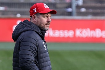 Steffen Baumgart beim FC-Training

