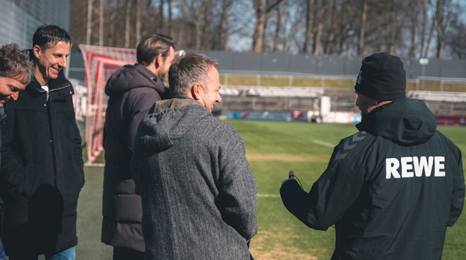 Bundestrainer Hansi Flick und FC-Coach Steffen Baumgart.