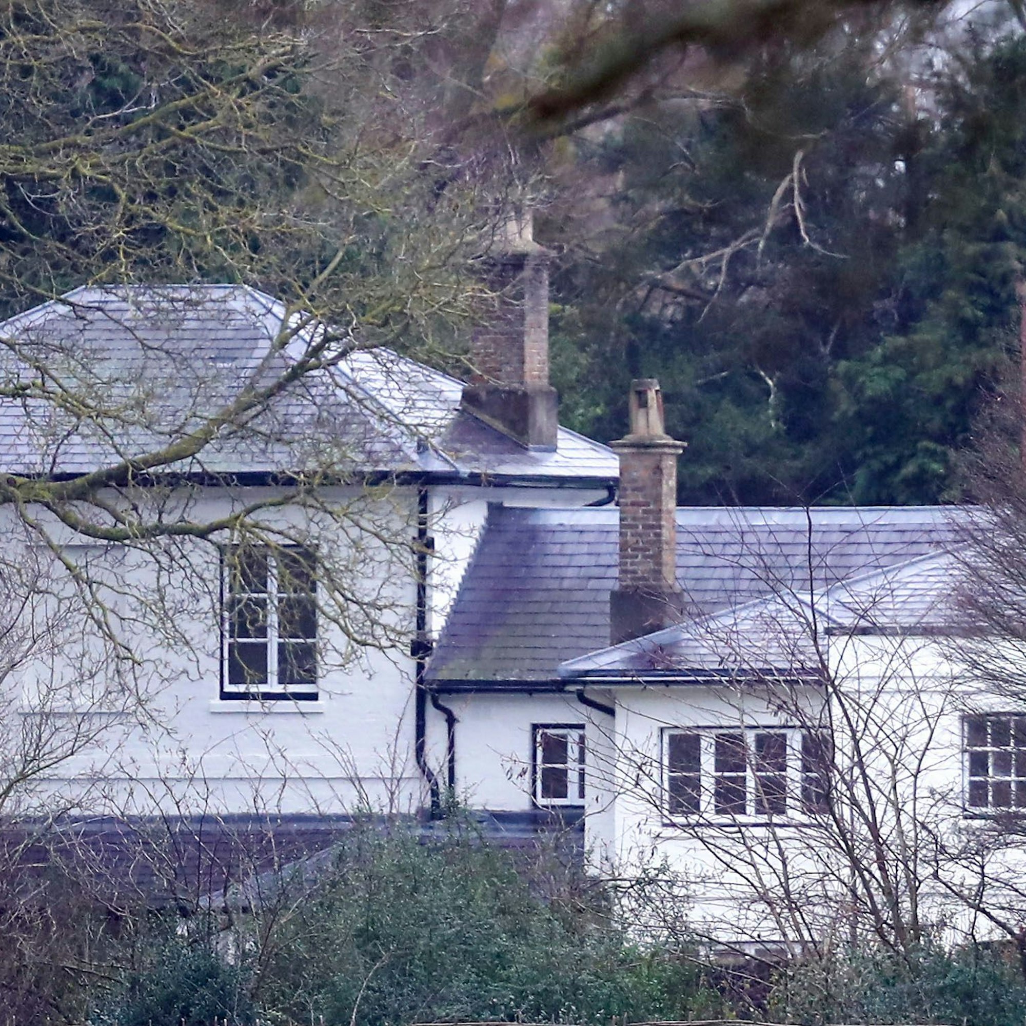 Eine allgemeine Ansicht des Frogmore Cottage, die Residenz des Herzogs und der Herzogin von Sussex, Prinz Harry und Herzogin Meghan, und ihrem Sohn Archie. +++ dpa-Bildfunk +++
