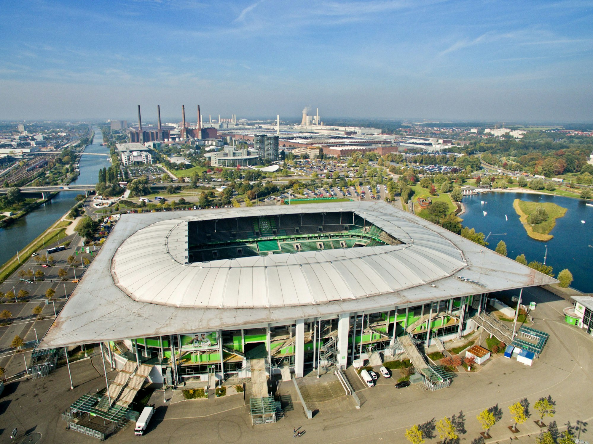 Die Heimspielstätte des Fußball-Bundesligisten VfL Wolfsburg.