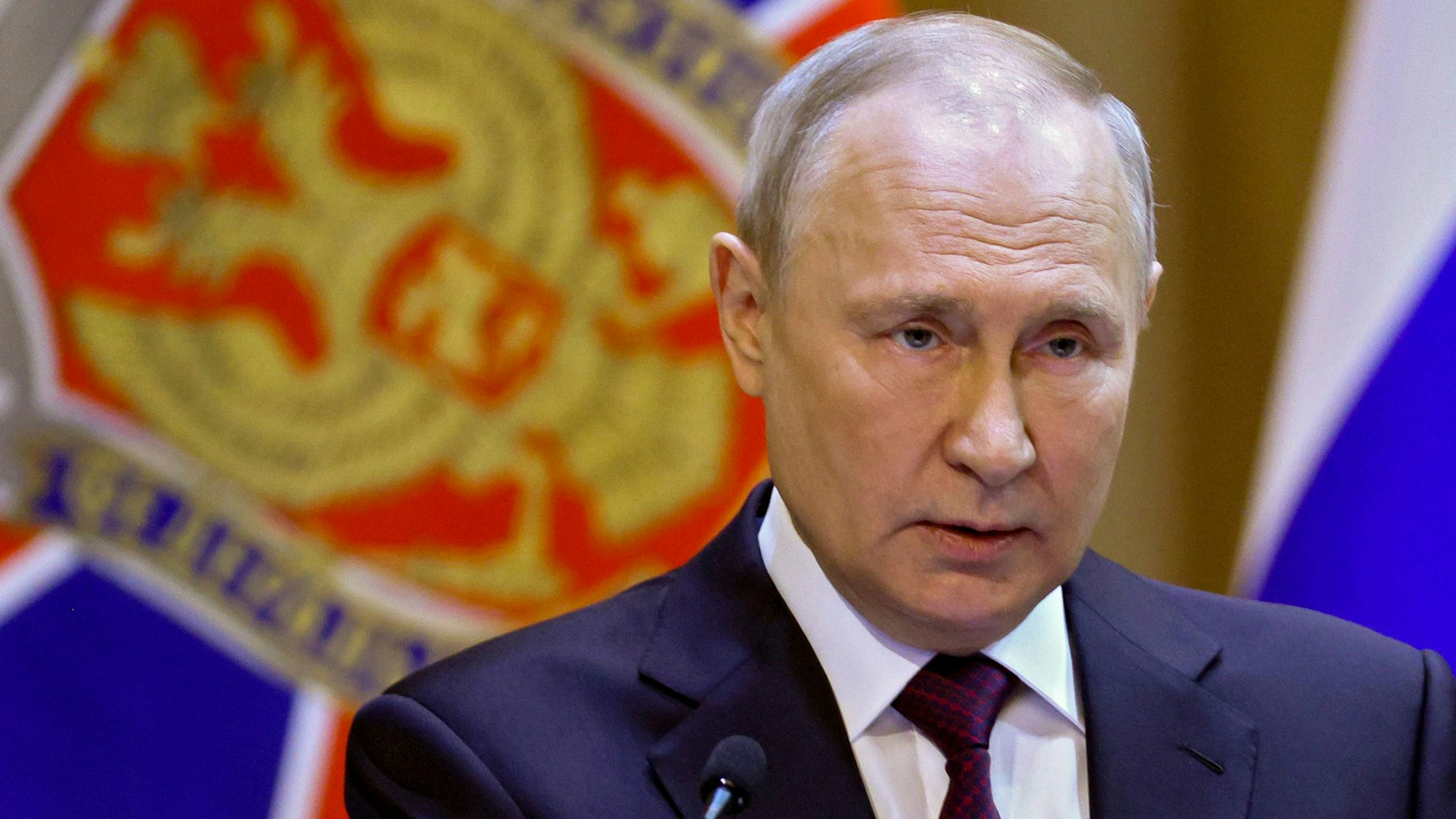 Wladimir Putin hat auf die Drohnenvorfälle in Russland reagiert, ohne sie direkt zu erwähnen (Archivbild)