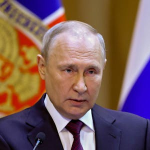 Wladimir Putin hat auf die Drohnenvorfälle in Russland reagiert, ohne sie direkt zu erwähnen (Archivbild)