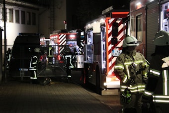 Die Feuerwehr im Einsatz in Mülheim