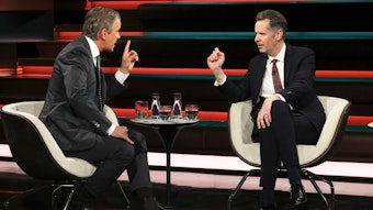 Markus Lanz im Streitgespräch mit Christian Dürr in der Donnerstagabendausgabe vom ZDF-Talk „Markus Lanz“.