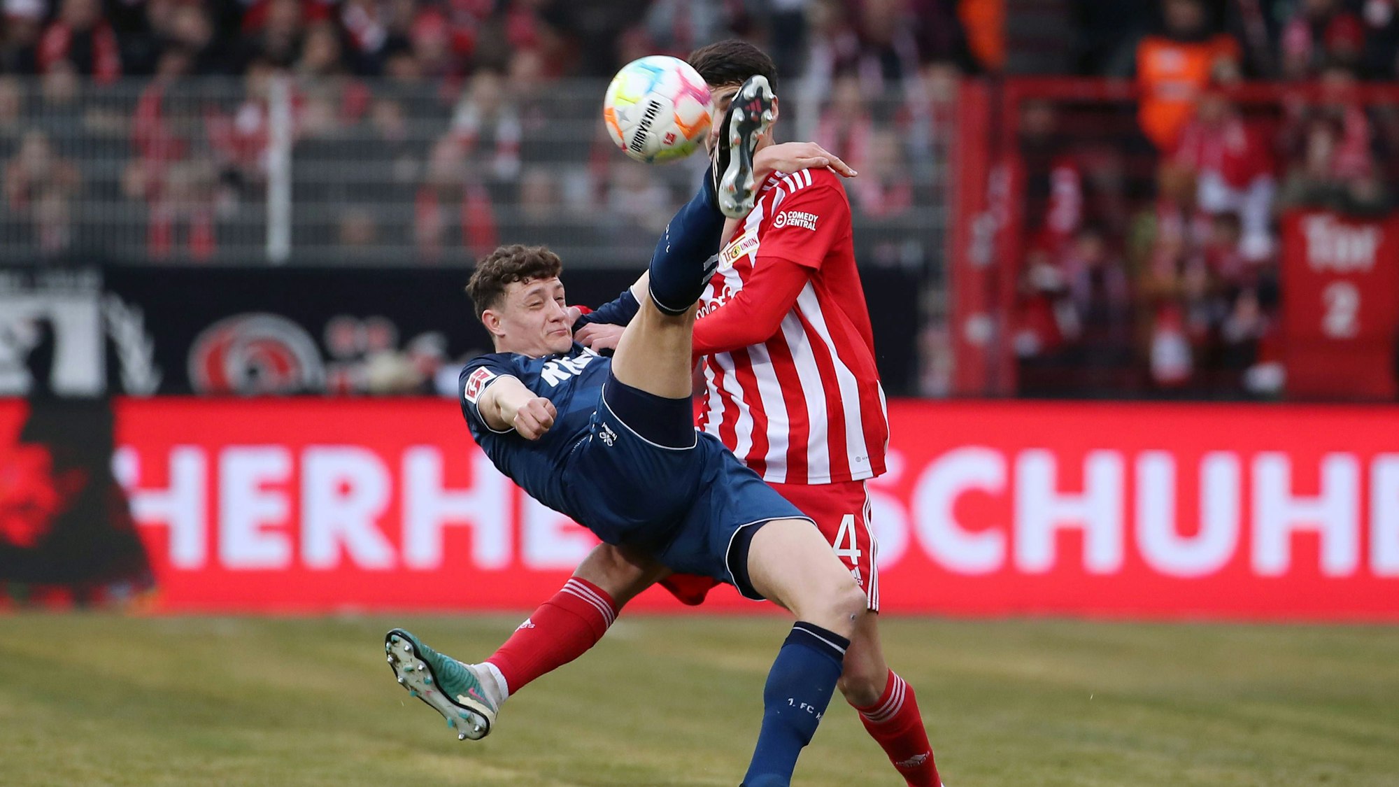 FC-Mittelfeldspieler Eric Martel bot gegen Union Berlin eine starke Partie.