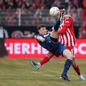 FC-Mittelfeldspieler Eric Martel bot gegen Union Berlin eine starke Partie.