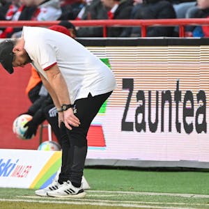 Haderte mit der Chancenverwertung seiner Mannschaft: FC-Coach Steffen Baumgart