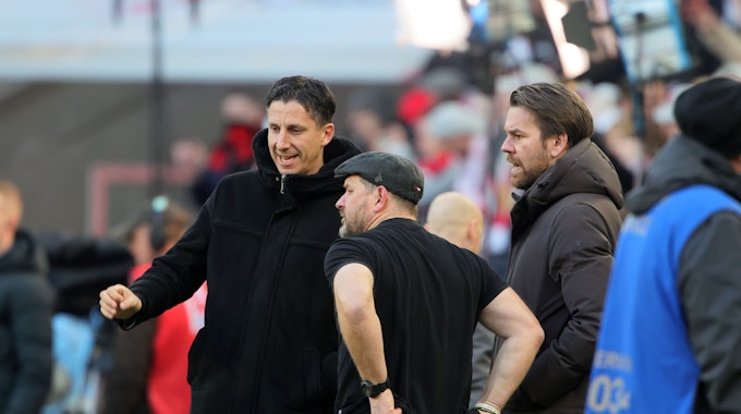 Christian Keller möchte, dass Trainer Steffen Baumgart dem 1. FC Köln länger erhalten bleibt als nur bis 2024.








