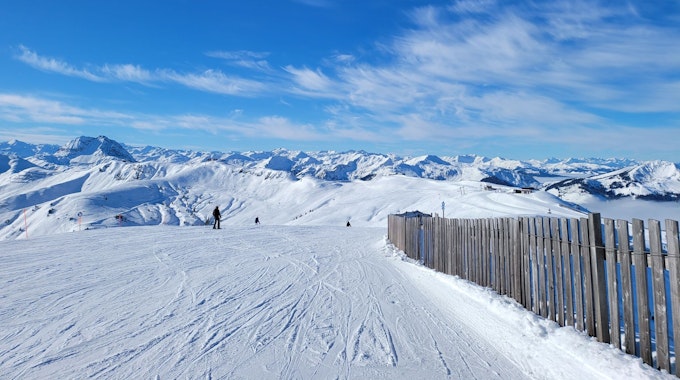 Weiße Weite: Die SkiWelt Wilder Kaiser-Brixental im Januar 2023.