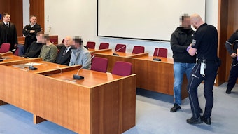 Auftakt zur Verhandlung gegen eine Drogenbande aus Meckenheim am Landgericht in Bonn.