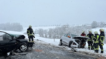 Ein Unfall im Schnee.