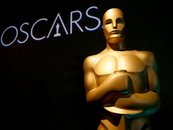 Die goldene Oscar-Statue in Beverly Hills, Los Angeles.