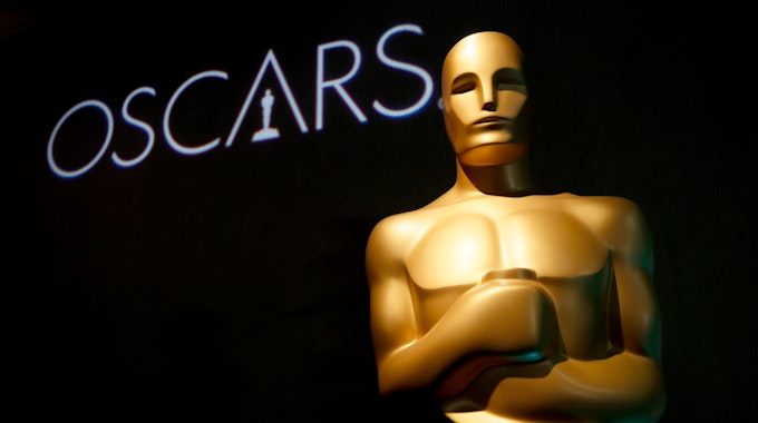 Die goldene Oscar-Statue in Beverly Hills, Los Angeles.