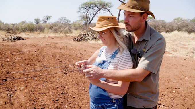 Gerald und Anna Heiser in ihrer neuen Heimat Afrika.