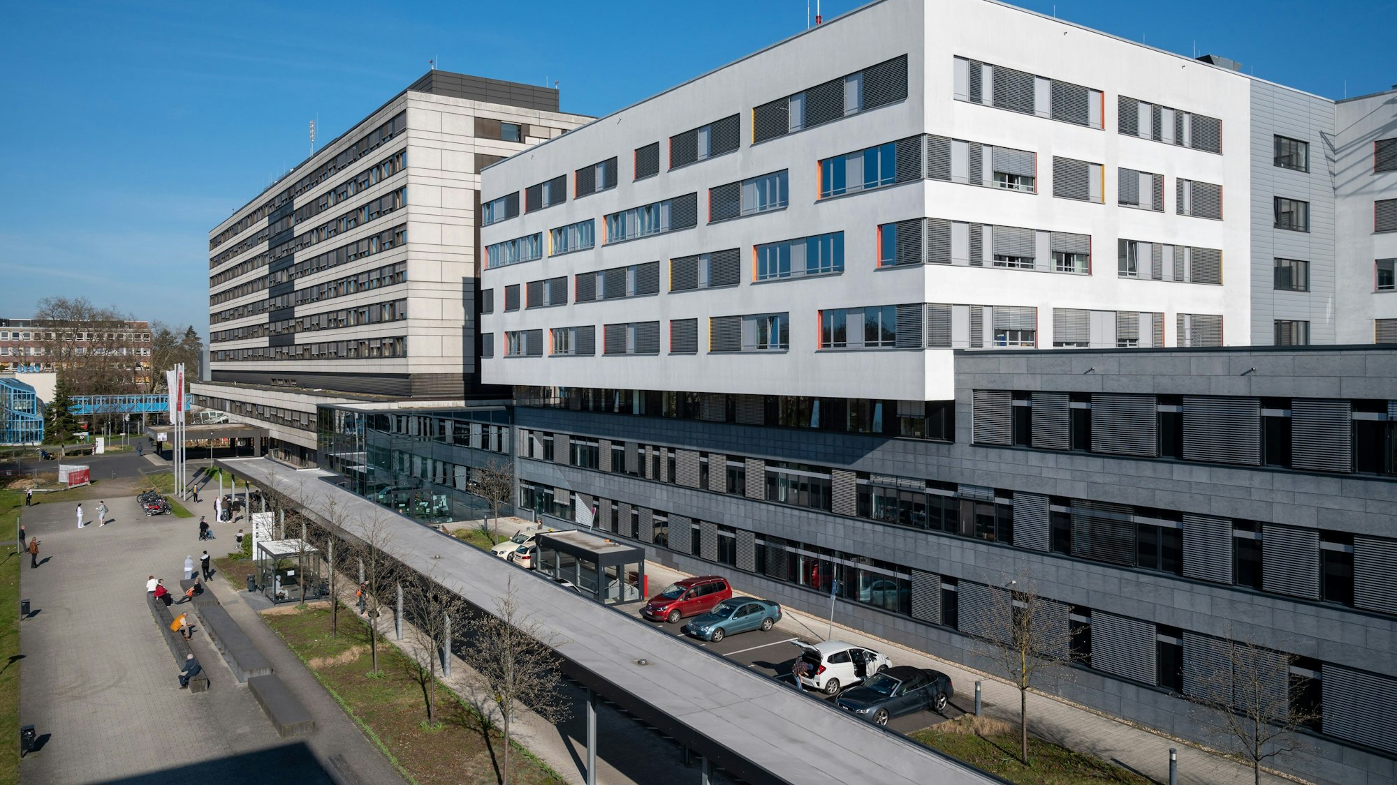 Blick auf das Krankenhaus in Köln-Merheim.