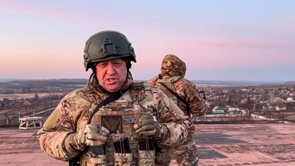 Jewgeni Prigoschin, Chef der Söldner-Truppe Wagner, auf einem am 3. März 2023 veröffentlichten Foto aus der Ukraine.