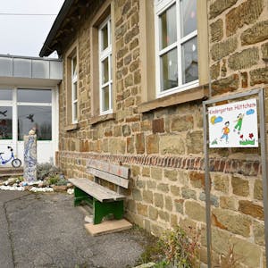 Das Gebäude des Kindergartens in Hüttchen