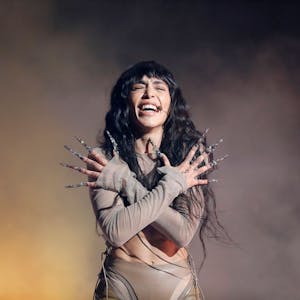 Sängerin Loreen nach ihrem Sieg mit dem Song „Tattoo“.