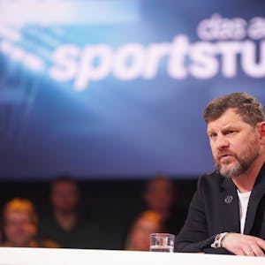Steffen Baumgart stellte sich am Samstagabend im „Aktuellen Sportstudio“ den Fragen von ZDF-Moderatorin Dunja Hayali.