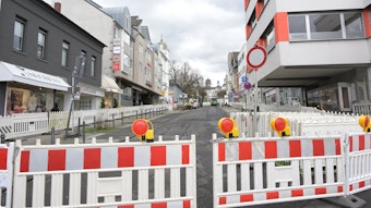 Bensberg Schloßstrasse Vorbereitung für den Umbau