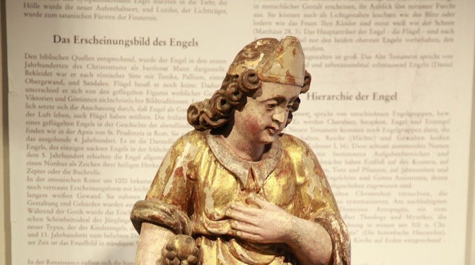 Der neuer Engel steht im Engel-Museum in Engelskirchen.&nbsp;