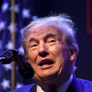 Ex-US-Präsident Donald Trump am 13. März 2023 in Davenport (Iowa) bei einer Wahlkampfveranstaltung zur Präsidentschaftswahl 2024.