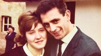 Wilhelm und Irene Altenfeld nach ihrer Hochzeit vor 60 Jahren.