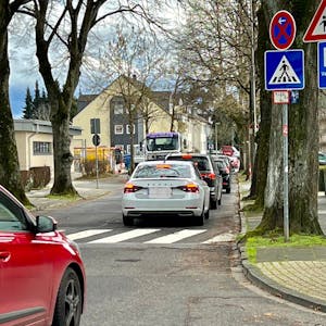 Als gefährlich eingestufter Zebrastreifen auf der Pfarrer-Jekel-Straße in Quettengen