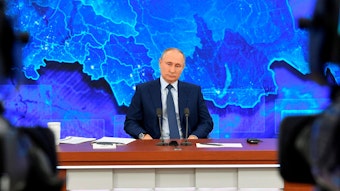 Seit Kriegsbeginn bekommt der russische Präsident Wladimir Putin in seinem Land hohe Zustimmungswerte in Umfragen. (Archivbild)