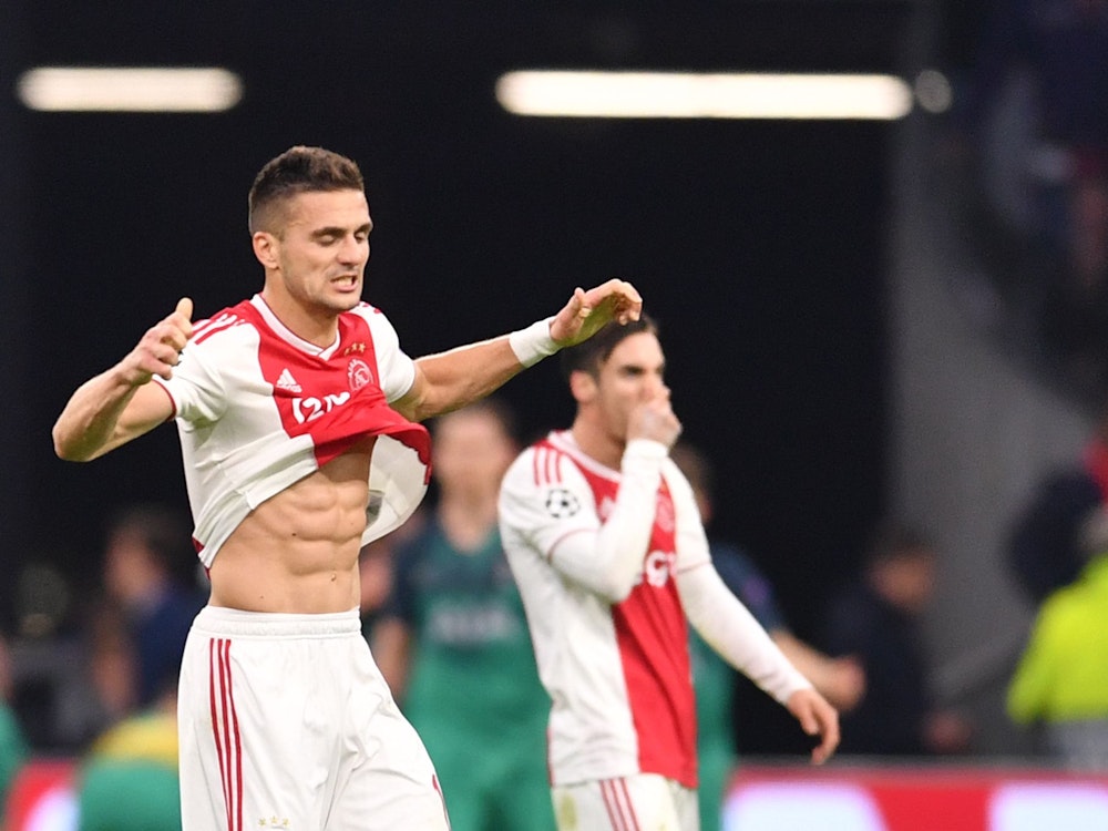 Dusan Tadic von Ajax ärgert sich nach einer Niederlage.