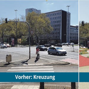 Ein visualisierter Kreisverkehr am Blaubach