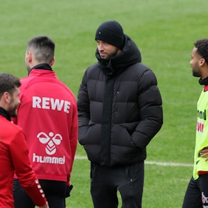 Mark Uth ist zu Gast beim Training des 1. FC Köln.
