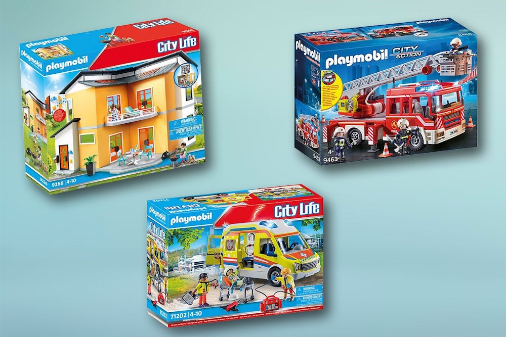 Drei verschiedene Playmobil Pakete von der Themenwelt Playmobil City Life und City Action