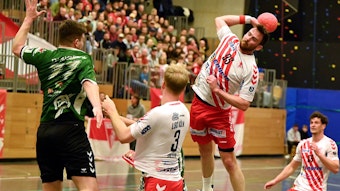 18.03.2023, Handball-Longericher SC Köln-Aldekerk

am Ball: Marian Dahlke (Longerich)

Foto: Uli Herhaus