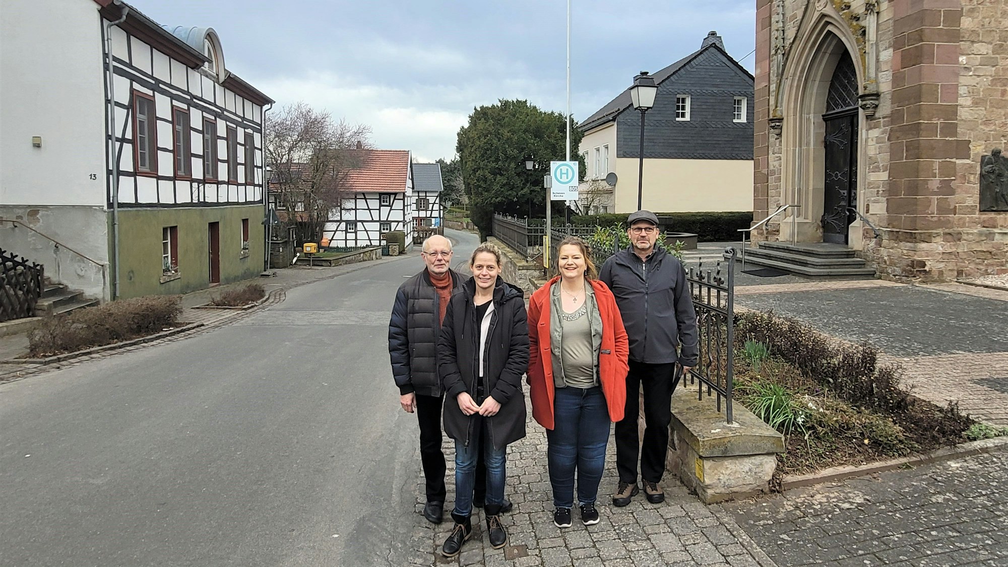 Die Ratsmitglieder (V.l.n.r): Hans Reiff, Stephanie Sistig, Daniela Züll und Dr. Guido Huppertz