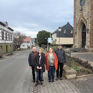 Die Ratsmitglieder (V.l.n.r): Hans Reiff, Stephanie Sistig, Daniela Züll und Dr. Guido Huppertz