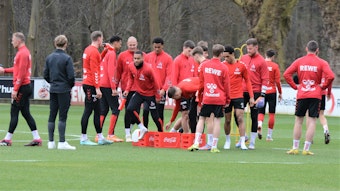Der 1. FC Köln steht beim ersten Training der Länderspielpause am Montagvormittag auf dem Rasen.