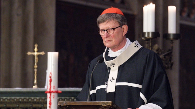 Der Kölner Kardinal Rainer Maria Woelki bei einem Gottesdienst.