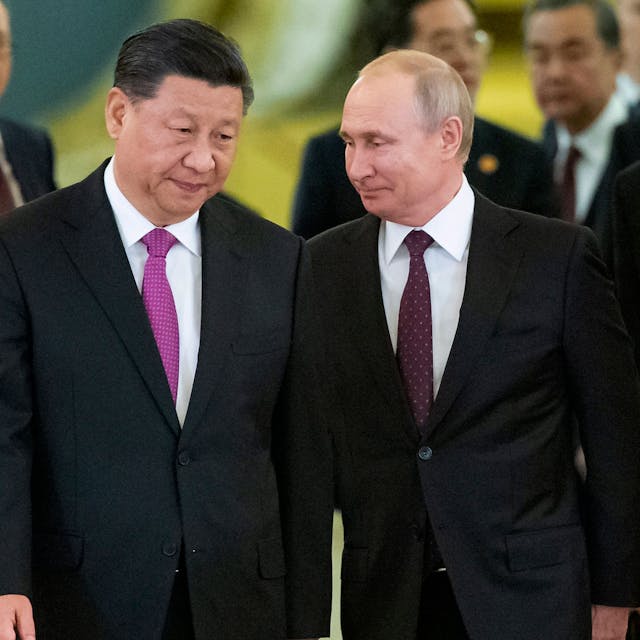 Chinas Präsident Xi Jinping und Russlands Präsident Wladimir Putin bei einem Treffen im Juni 2019.