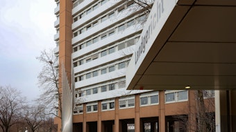 Das Gebäude des Justizzentrums Köln