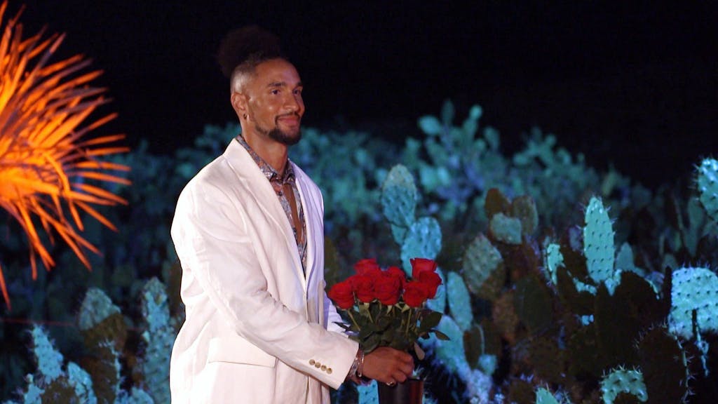 David Jackson in der vierten Nacht der Rosen bei „Der Bachelor“ 2023.
