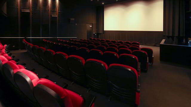 Der Kinosaal im Filmhaus in der Maybachstraße