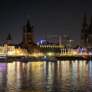 Der unbeleuchtete Kölner Dom