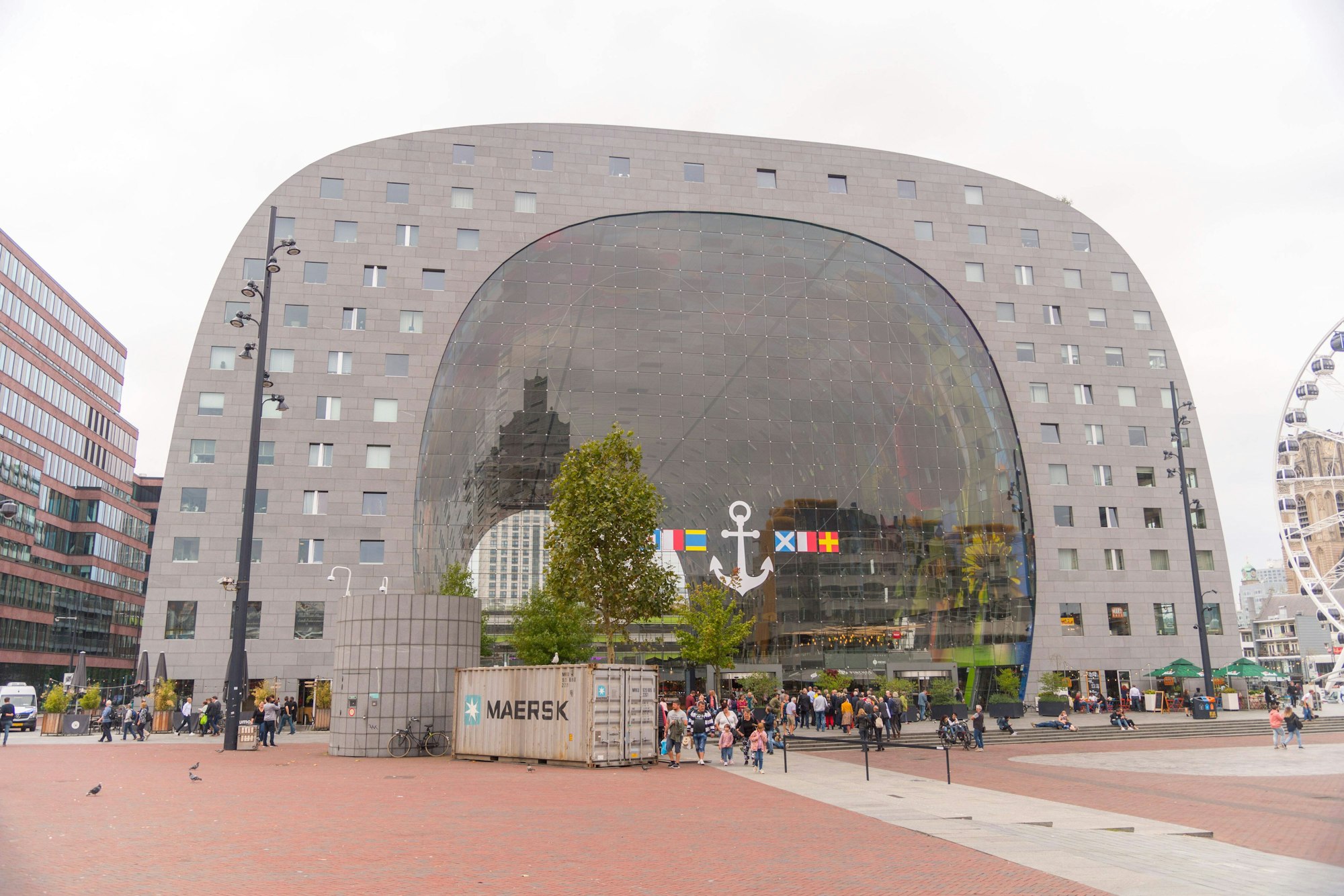 Niederlande: Die Markthalle in Rotterdam, hier aufgenommen 2018, bietet allerlei kulinarische Genüsse.