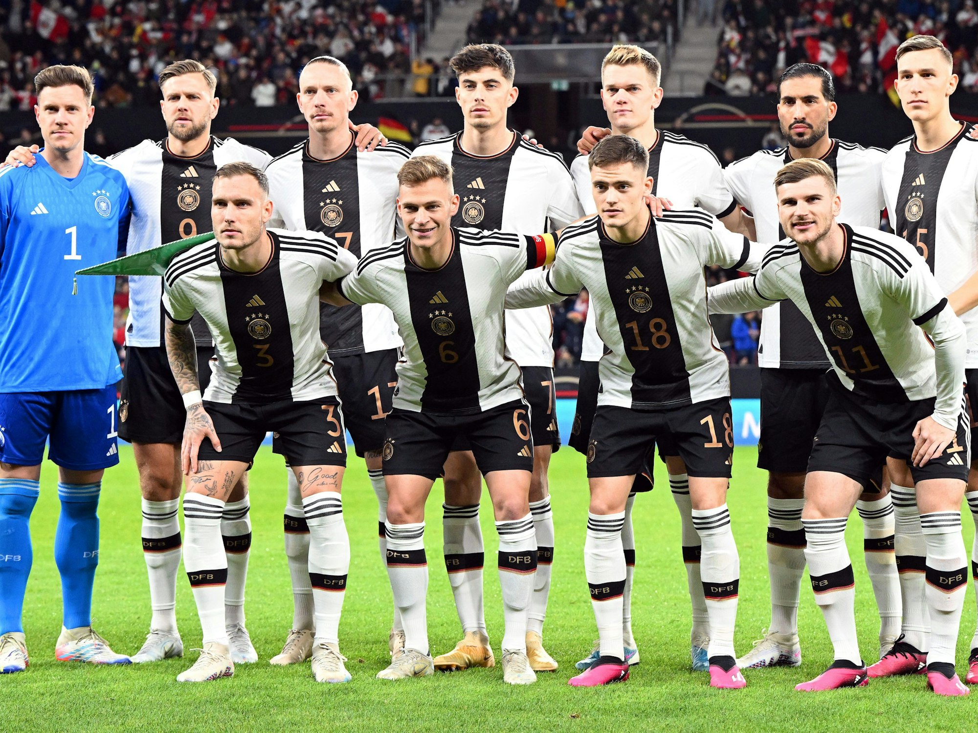 Die Spieler von Deutschland beim Mannschaftsfoto.