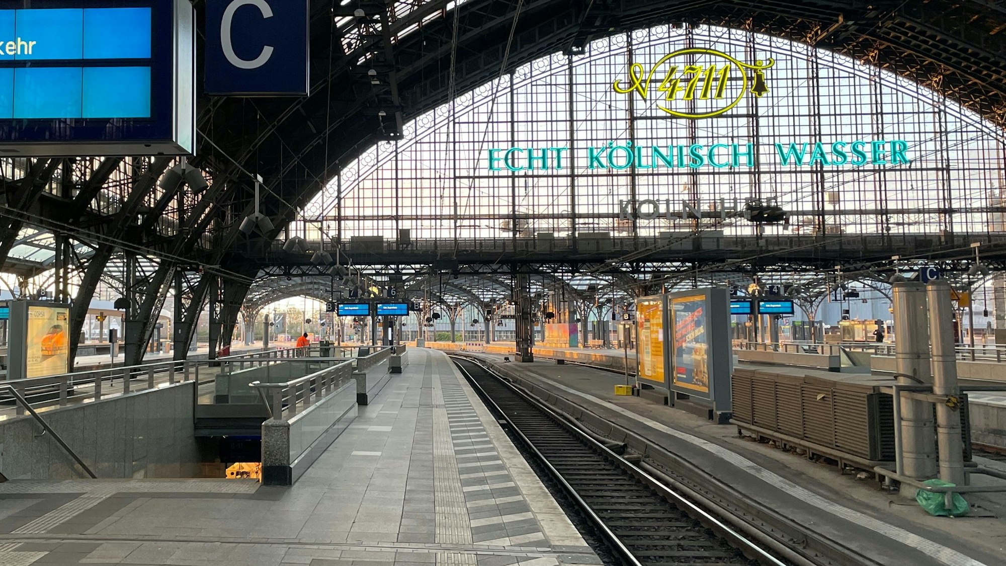 Gleise am Kölner Hauptbahnhof