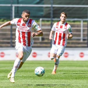 Ex-FC-Talent Stanley Ratifo im Regionalliga-Spiel gegen die Reserve von Borussia Dortmund am 5. Mai 2018.
