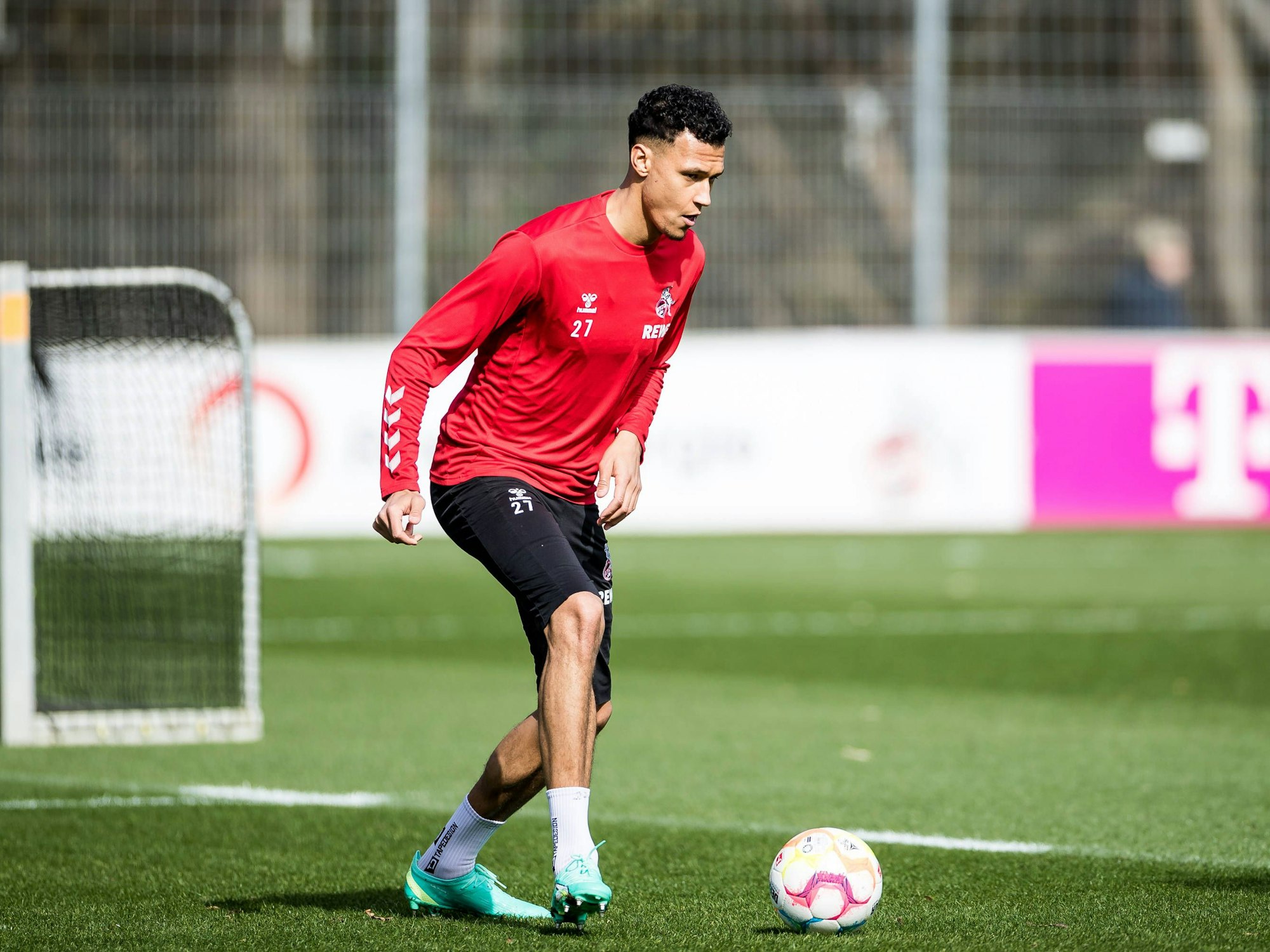 FC-Stürmer Davie Selke im Training am Dienstag (28.03.2023).