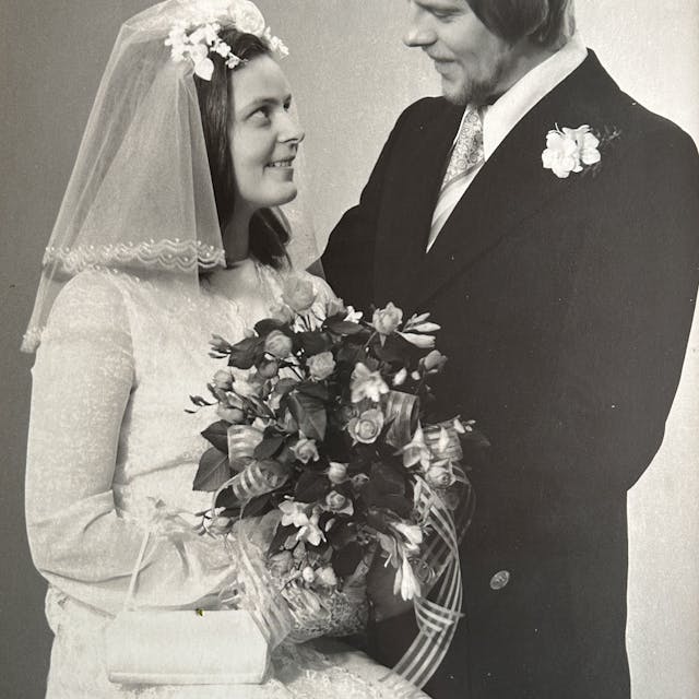 Das Hochzeitsfoto von damals.