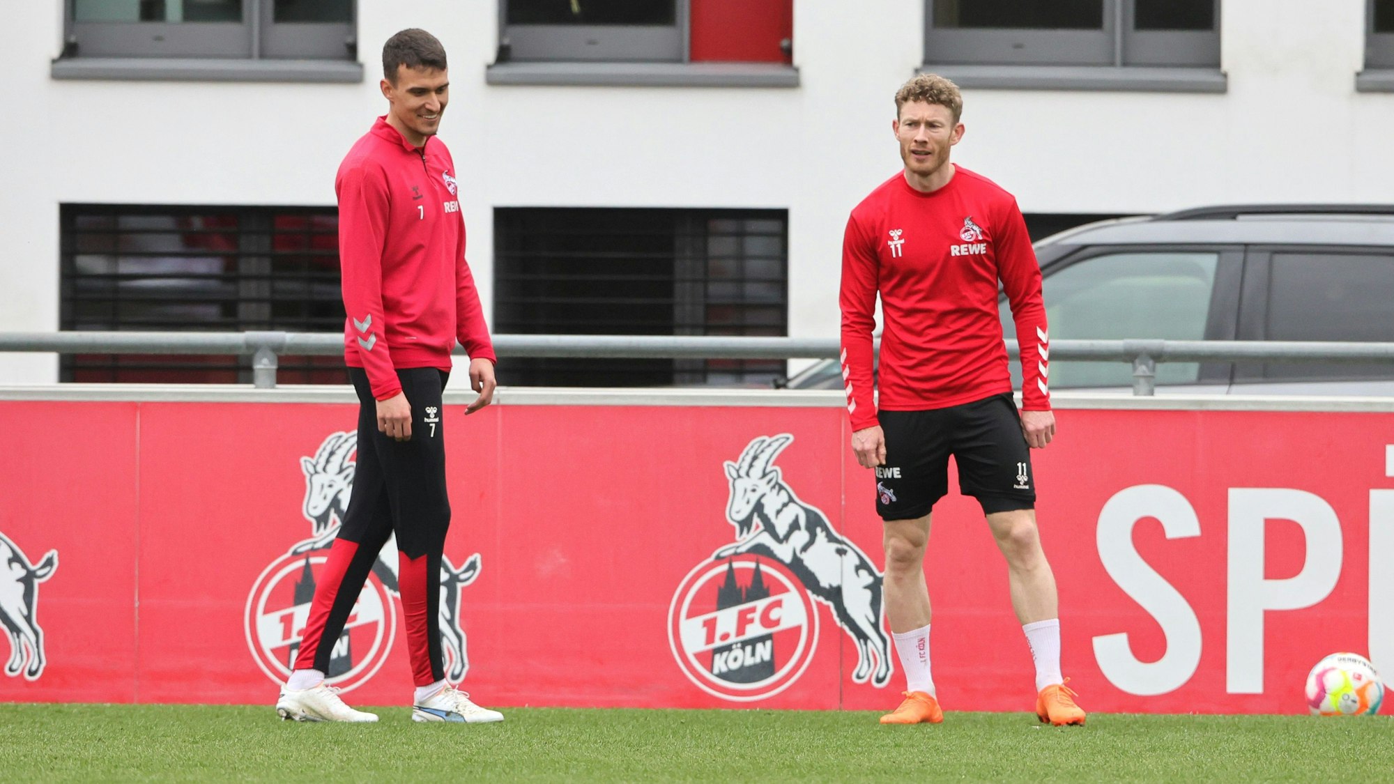 Dejan Ljubicic und Florian Kainz trainieren beim 1. FC Köln.